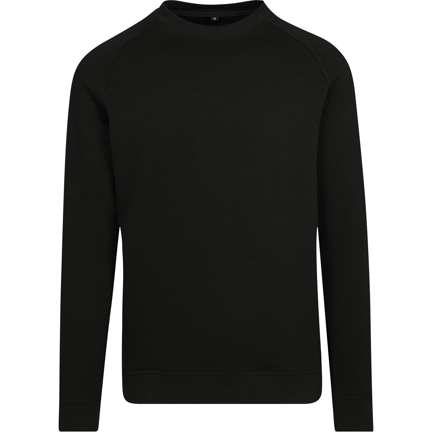 Build Your Brand Raglan Sweat Crew Neck Cotton Blend Regular Fit FAMA Certified