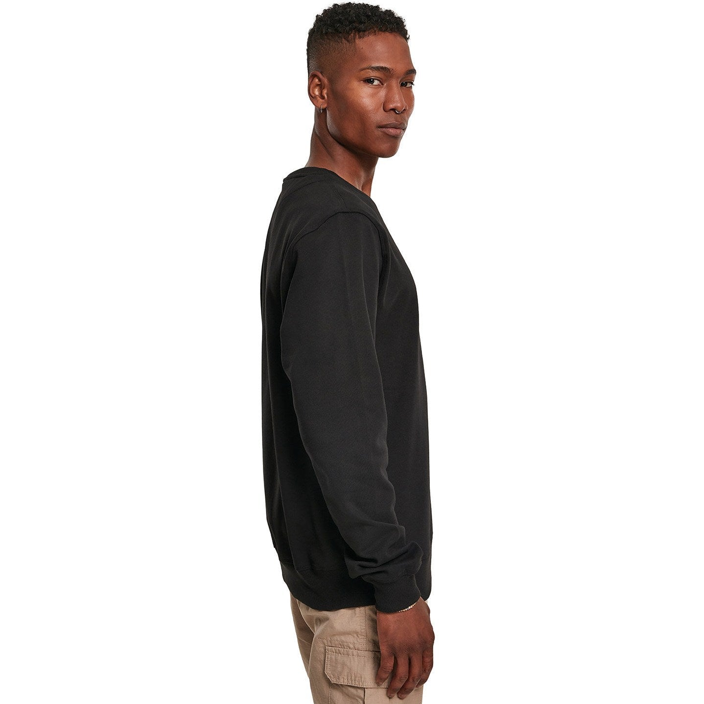 Build Your Brand Premium Crew Neck Hoody High Cotton Fleece S-2XL FAMA Certified