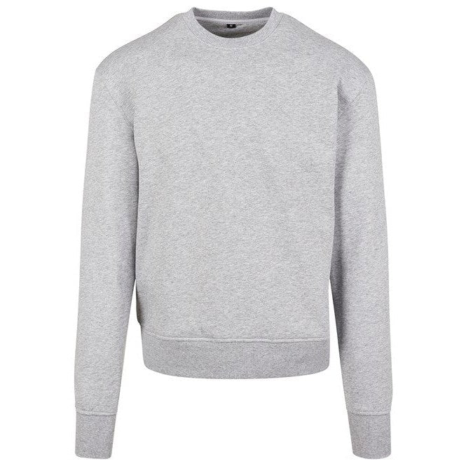Build Your Brand Oversize Crew Neck Sweatshirt High Cotton FAMA Certified