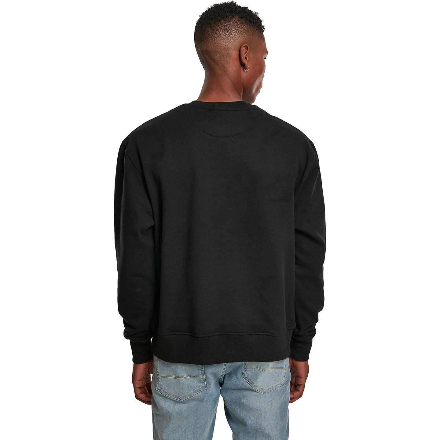 Build Your Brand Oversize Crew Neck Sweatshirt High Cotton FAMA Certified