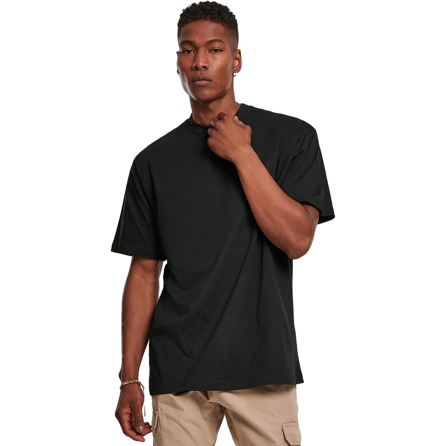 Build Your Brand Premium Combed Jersey T-Shirt Oversized Fit Oeko-Tex Certified