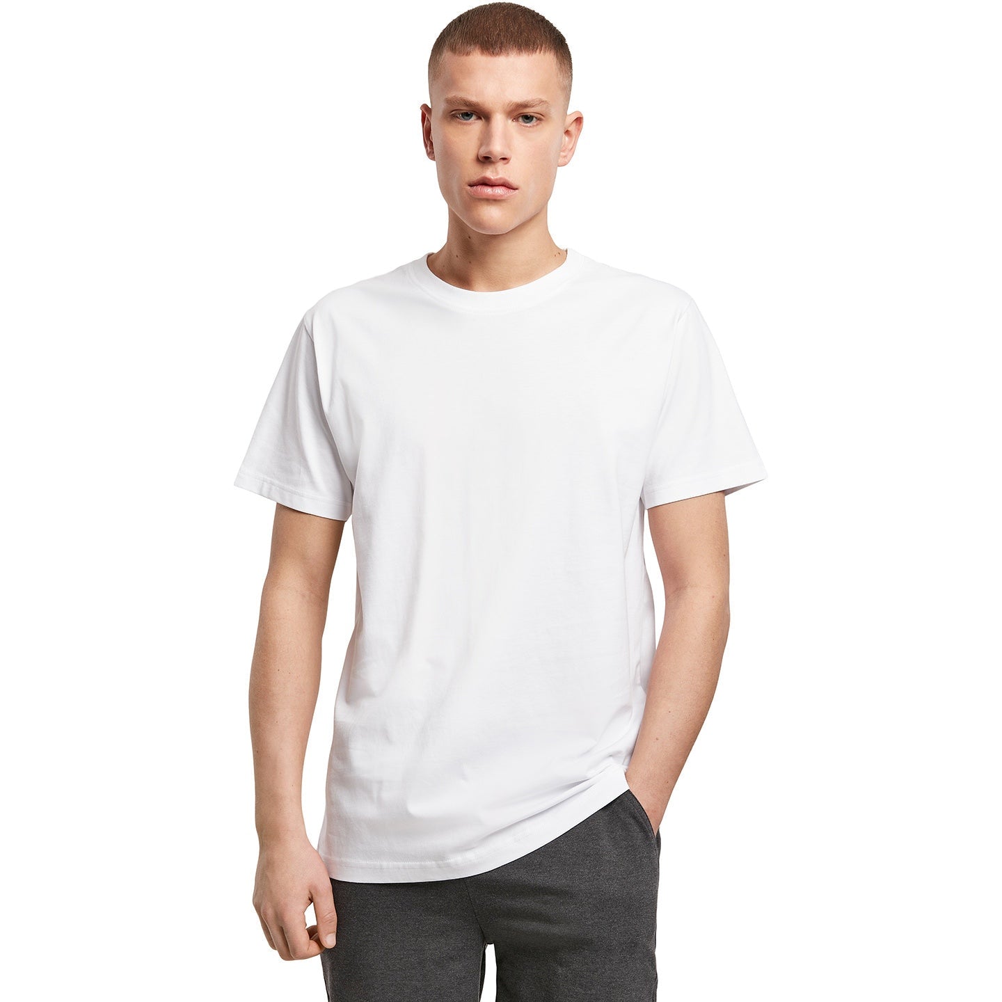 Build Your Brand Organic Cotton T-Shirt Round Neck Eco-Friendly Soft Fit