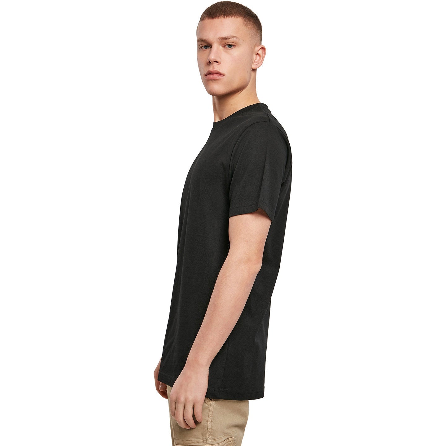Build Your Brand Organic Cotton T-Shirt Round Neck Eco-Friendly Soft Fit