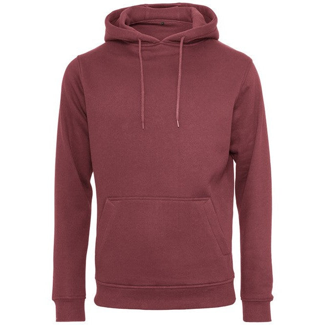 Build Your Brand Organic Hoodie for Men, Soft Fleece, Personalised Options