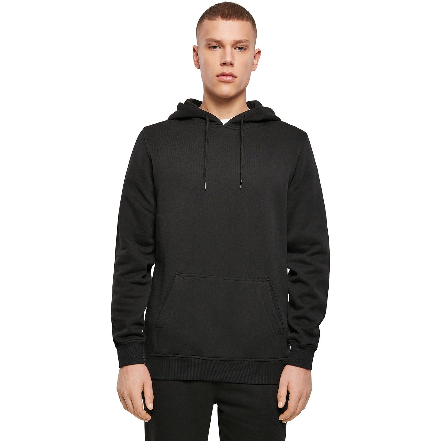Build Your Brand Organic Hoodie for Men, Soft Fleece, Personalised Options