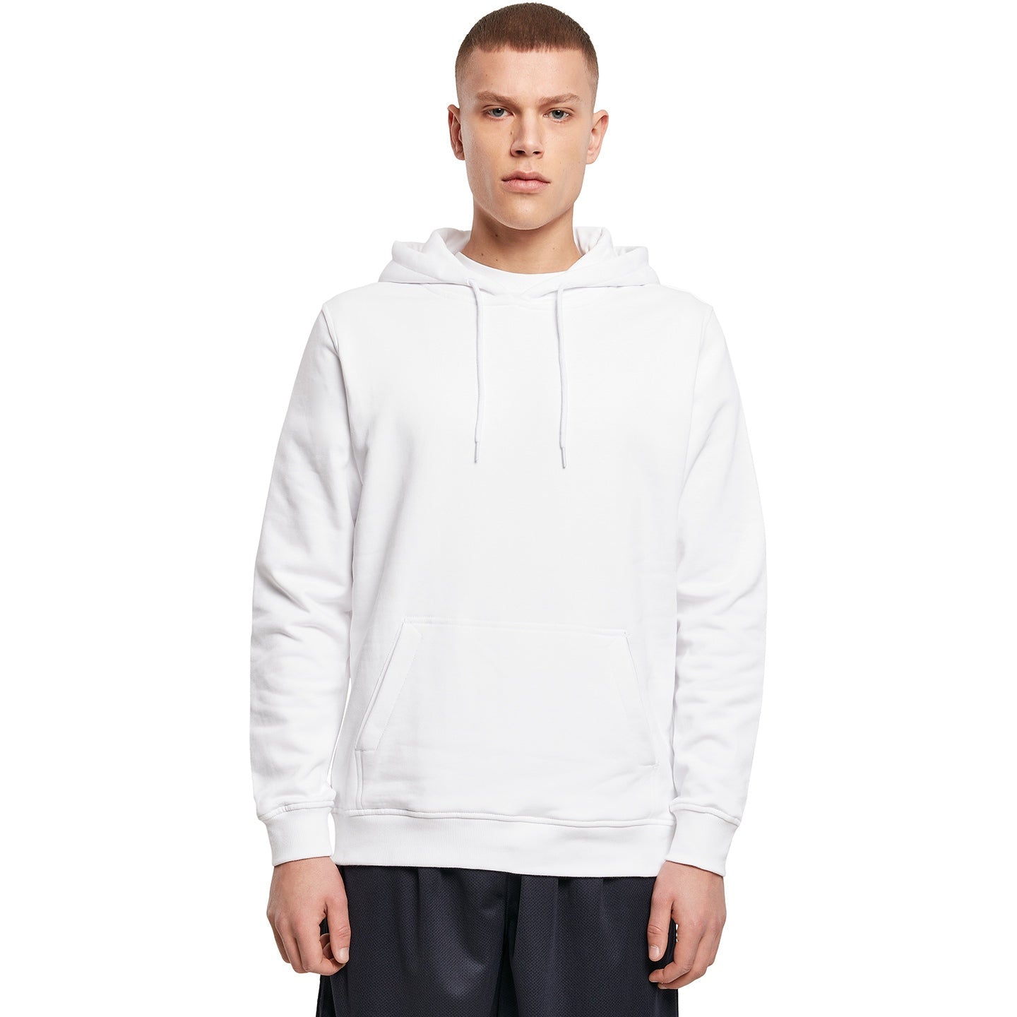 Build Your Brand Organic Hoodie for Men, Soft Fleece, Personalised Options