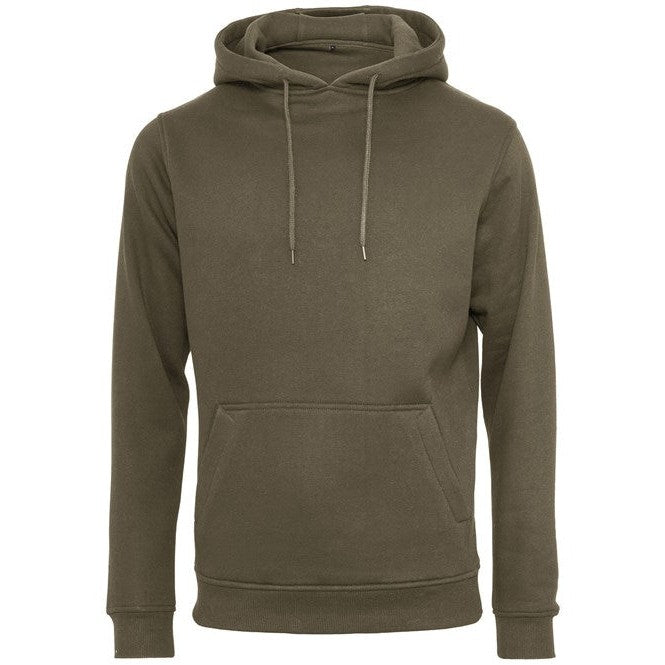 Build Your Brand Organic Hoodie for Men, Soft Fleece, Personalised Options