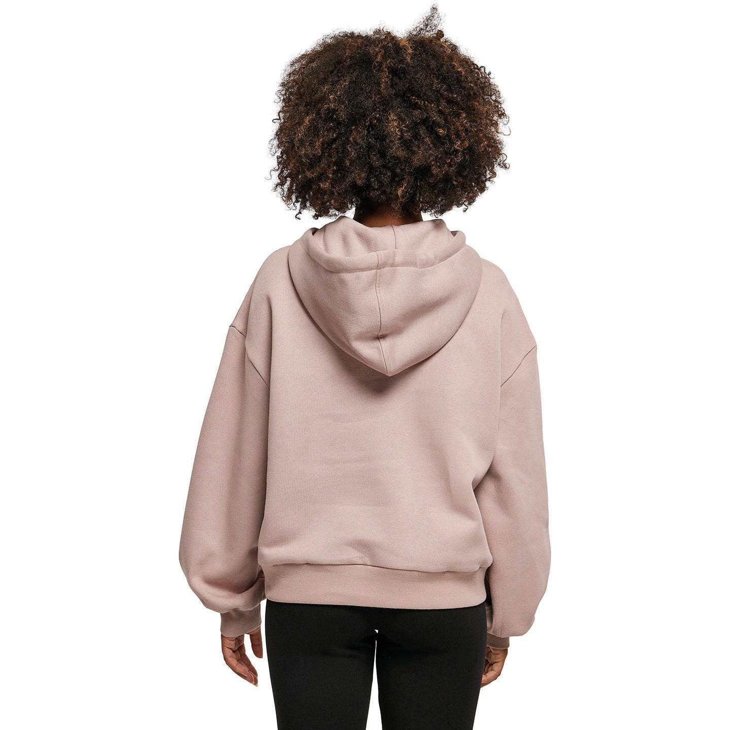 Build Your Brand Women's Organic Cotton Oversized Hoodie with Fluffy Hood