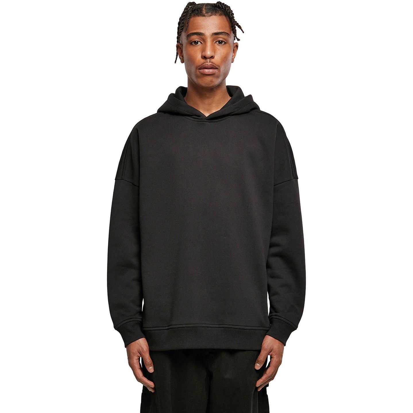 Build Your Brand Oversized Hoodie Menâ€™s Cotton Polyester Relaxed Fit S-5XL