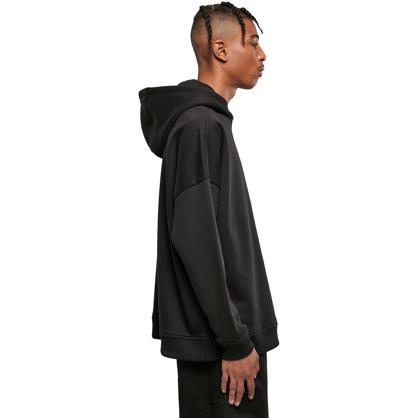 Build Your Brand Oversized Hoodie Menâ€™s Cotton Polyester Relaxed Fit S-5XL