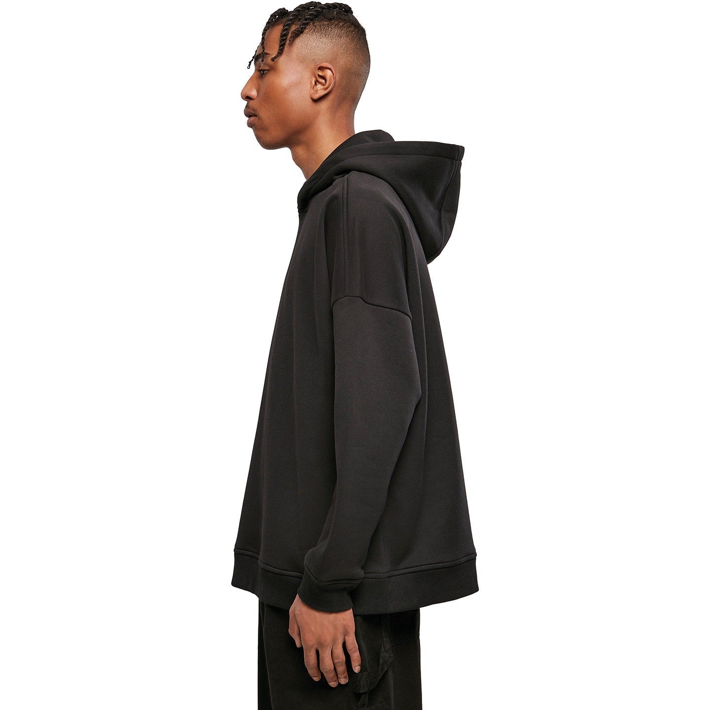 Build Your Brand Oversized Hoodie Menâ€™s Cotton Polyester Relaxed Fit S-5XL