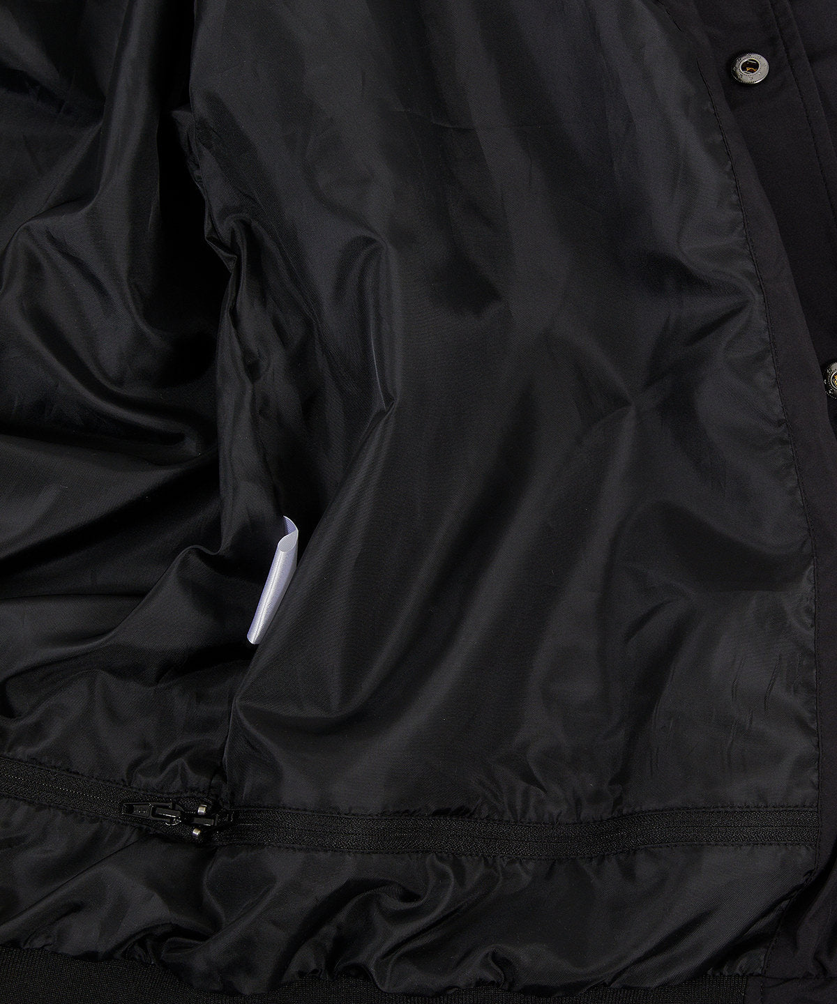 Build Your Brand Men's Light College Jacket with Striped Collar and Cuffs