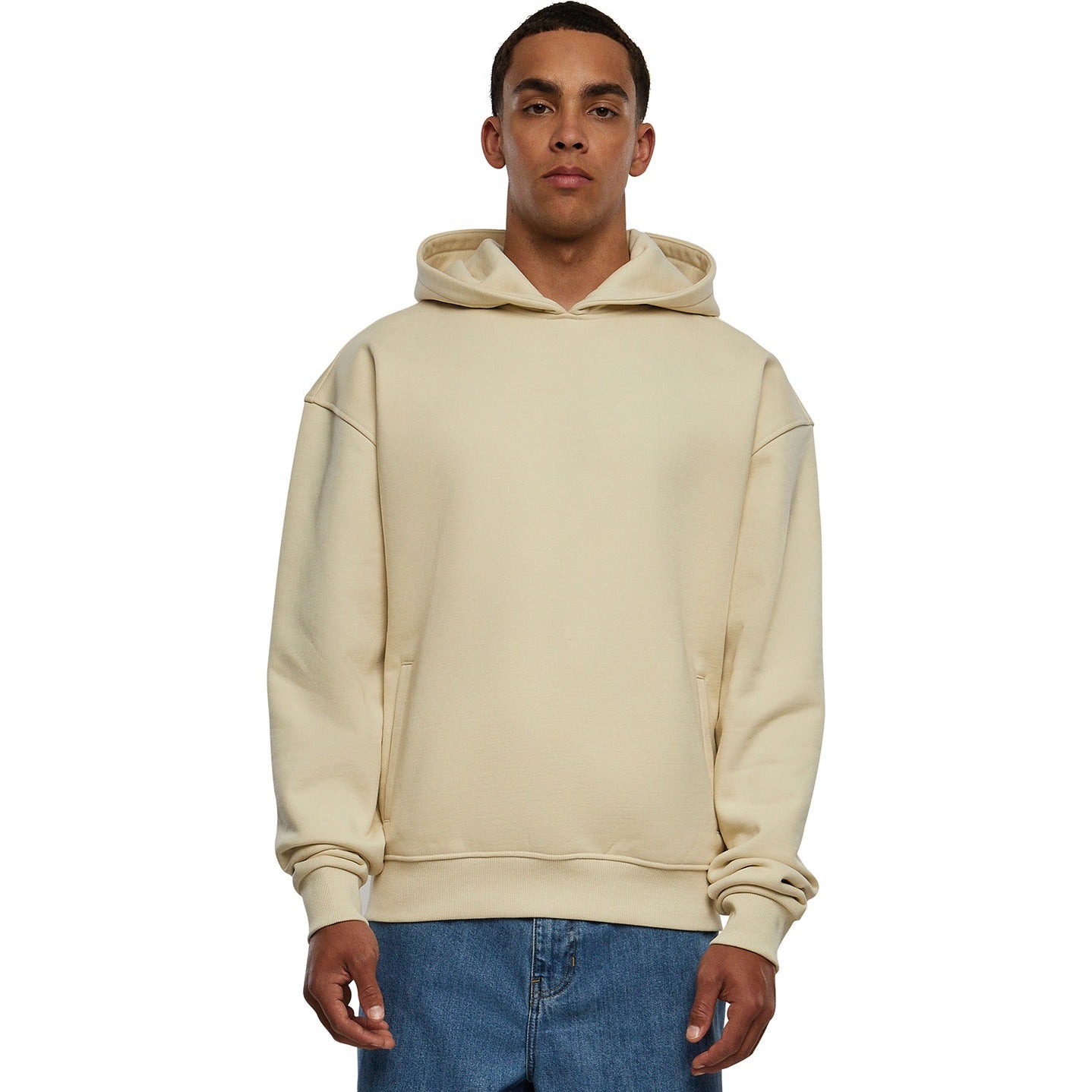 Build Your Brand Ultra-Heavy Oversized Hoodie with Pockets for Men