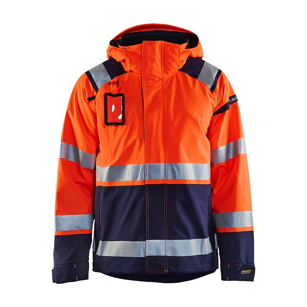 Blaklader Hi-Vis Shell Jacket 4987 Waterproof Breathable Reflective Safety Wear