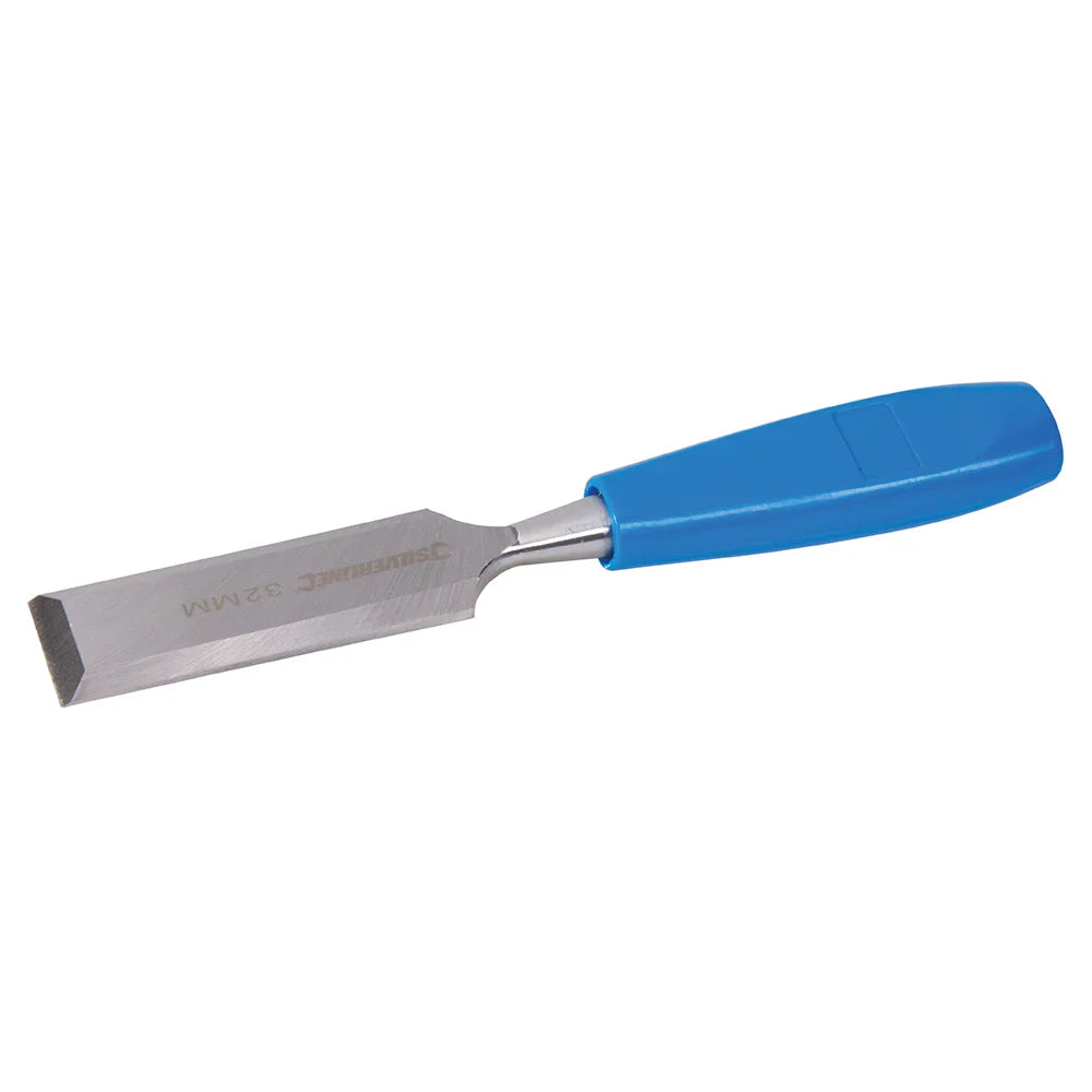 Silverline 32mm Wood Chisel Hardened Steel Blade with Protective Cover