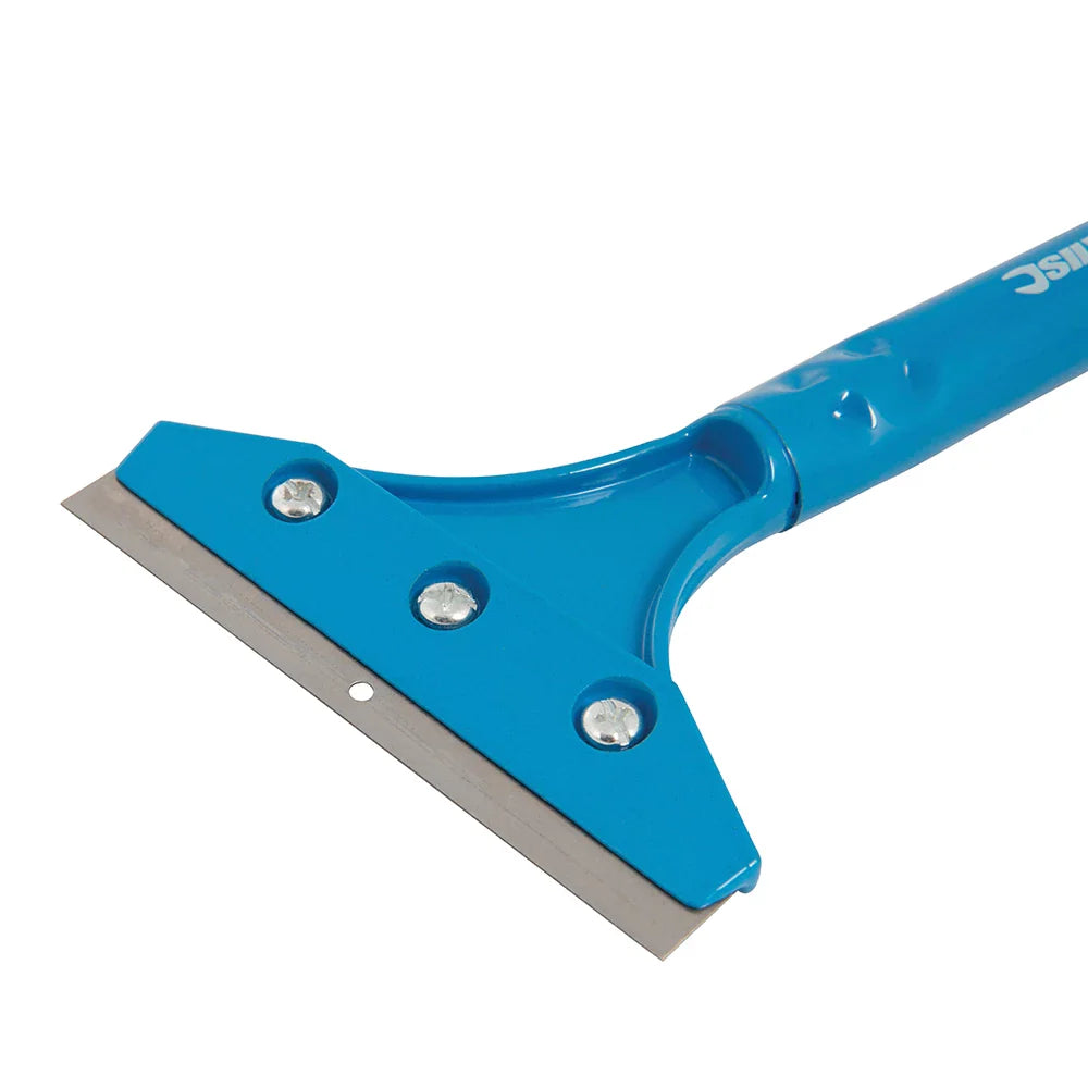 Silverline Heavy Duty Scraper 100mm Blade Easy-Grip Steel Shaft for Tiles Paint