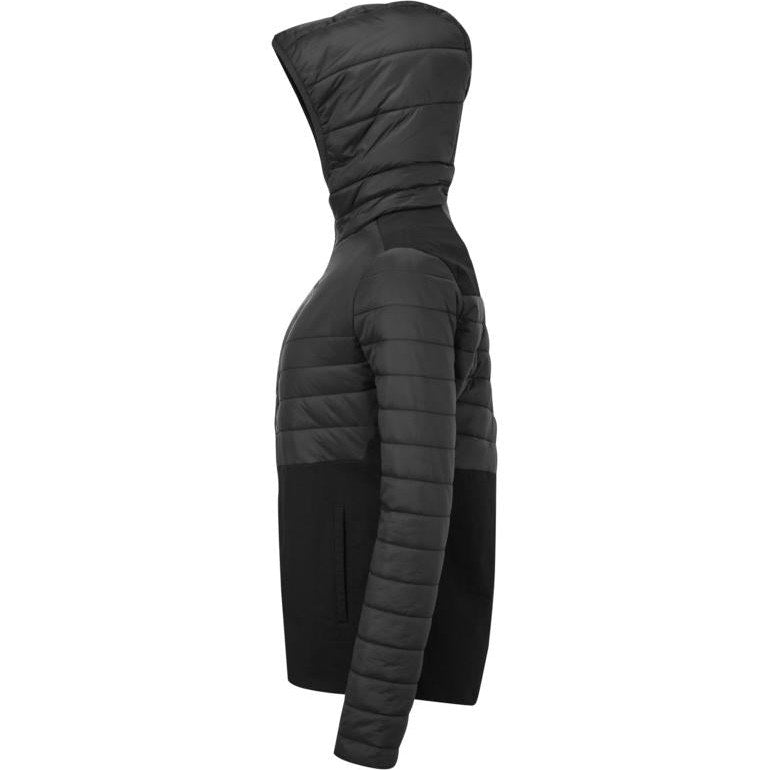 Women's TriDri Insulated Hybrid Jacket with Hood, Full Zip, Stretchy Panels