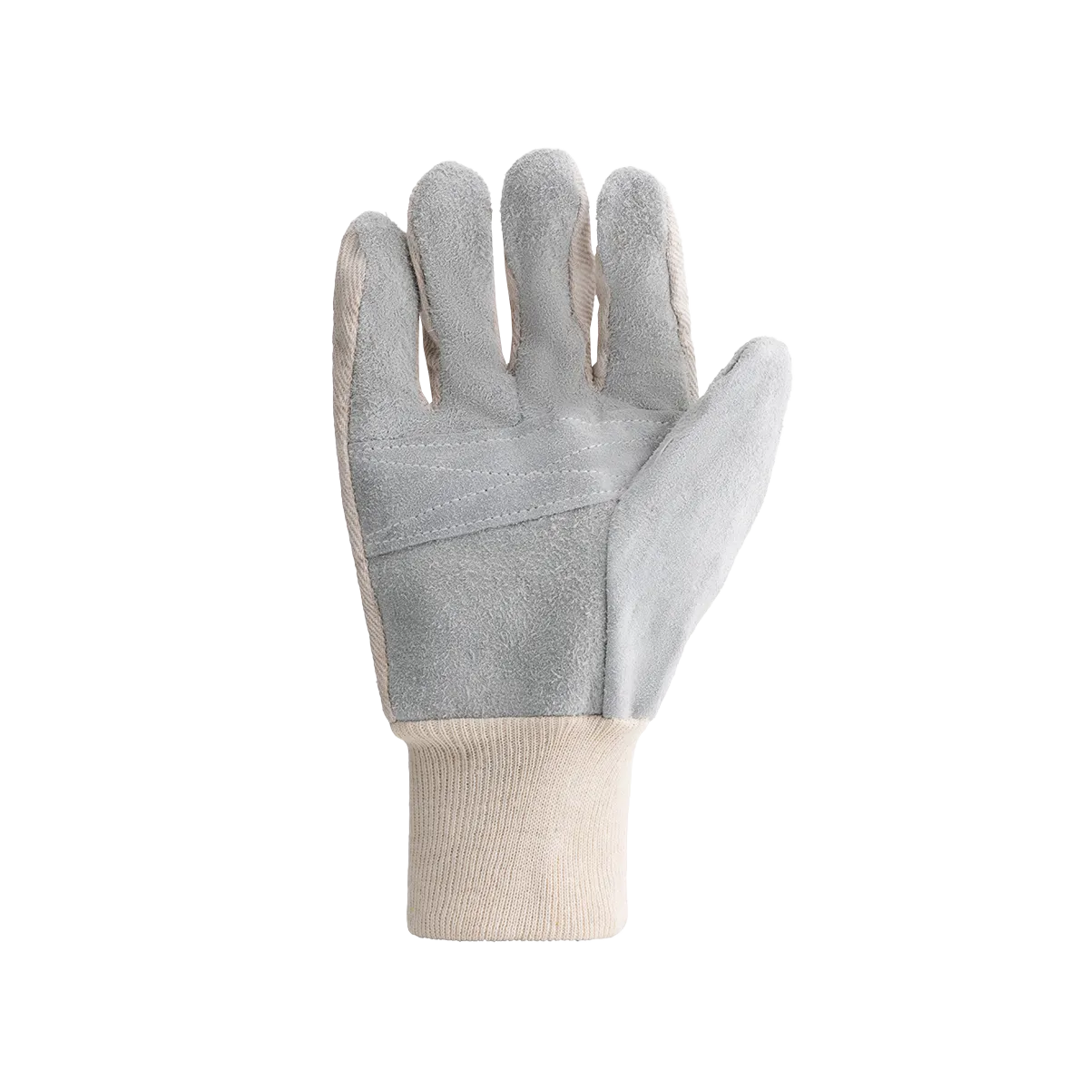 Predator Heavy-Duty Cotton Chrome Gloves with Leather Palm and Knit Wrist