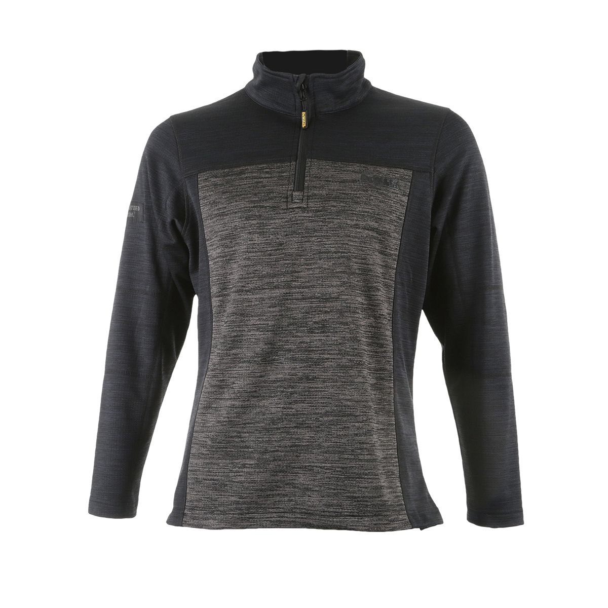 DeWalt Charlotte Ladies Quarter Zip Fleece Top Stretch Fabric Funnel Neck