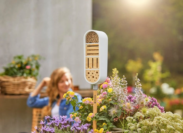 Gardena ClickUp! Insect Hotel for Bees, Ladybugs & Butterflies - FSC Certified