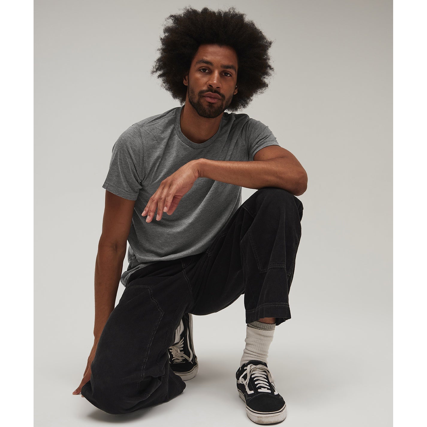 Bella Canvas Unisex Triblend Crew Neck T-Shirt Grey Soft Modern Fit XS-2XL