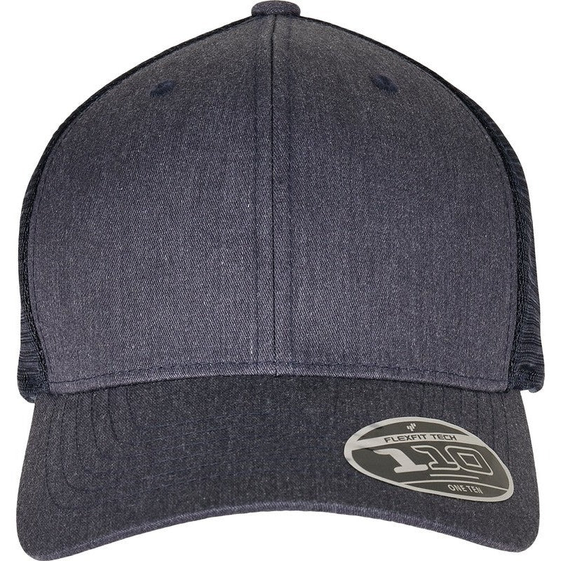Flexfit By Yupoong 110 Melange Trucker Cap Snapback Adjustable Six-Panel