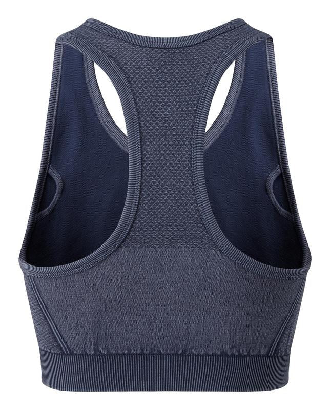TriDri Seamless 3D Fit Multi-Sport Denim Look Bra Medium Impact XS-XL