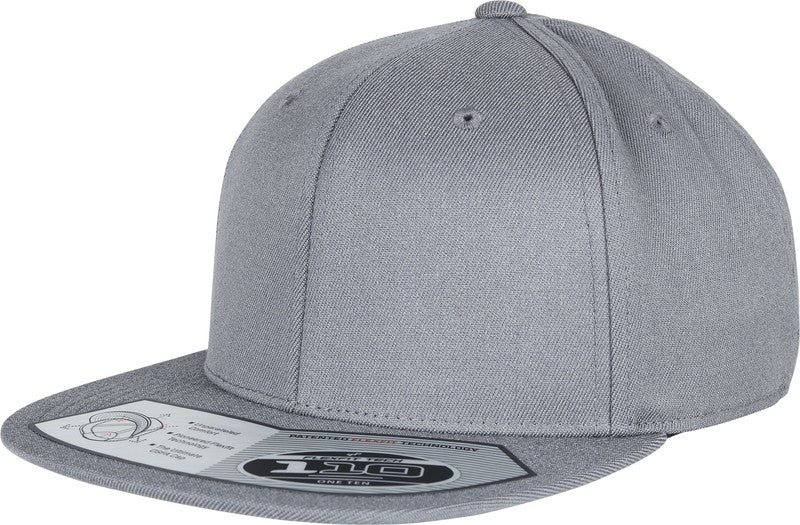 Flexfit Yupoong 110 Fitted Snapback Cap One Size Moisture Wicking Comfort