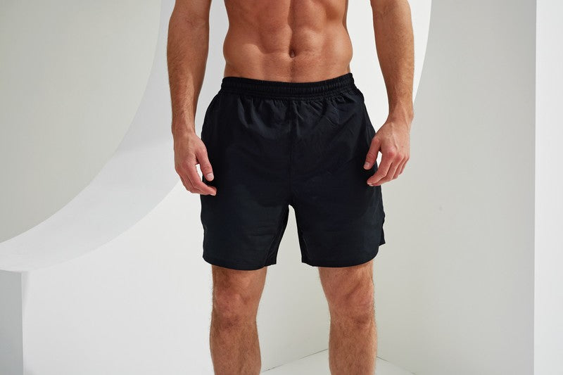 TriDri Running Shorts Men's Moisture Wicking Lightweight with Zip Pocket
