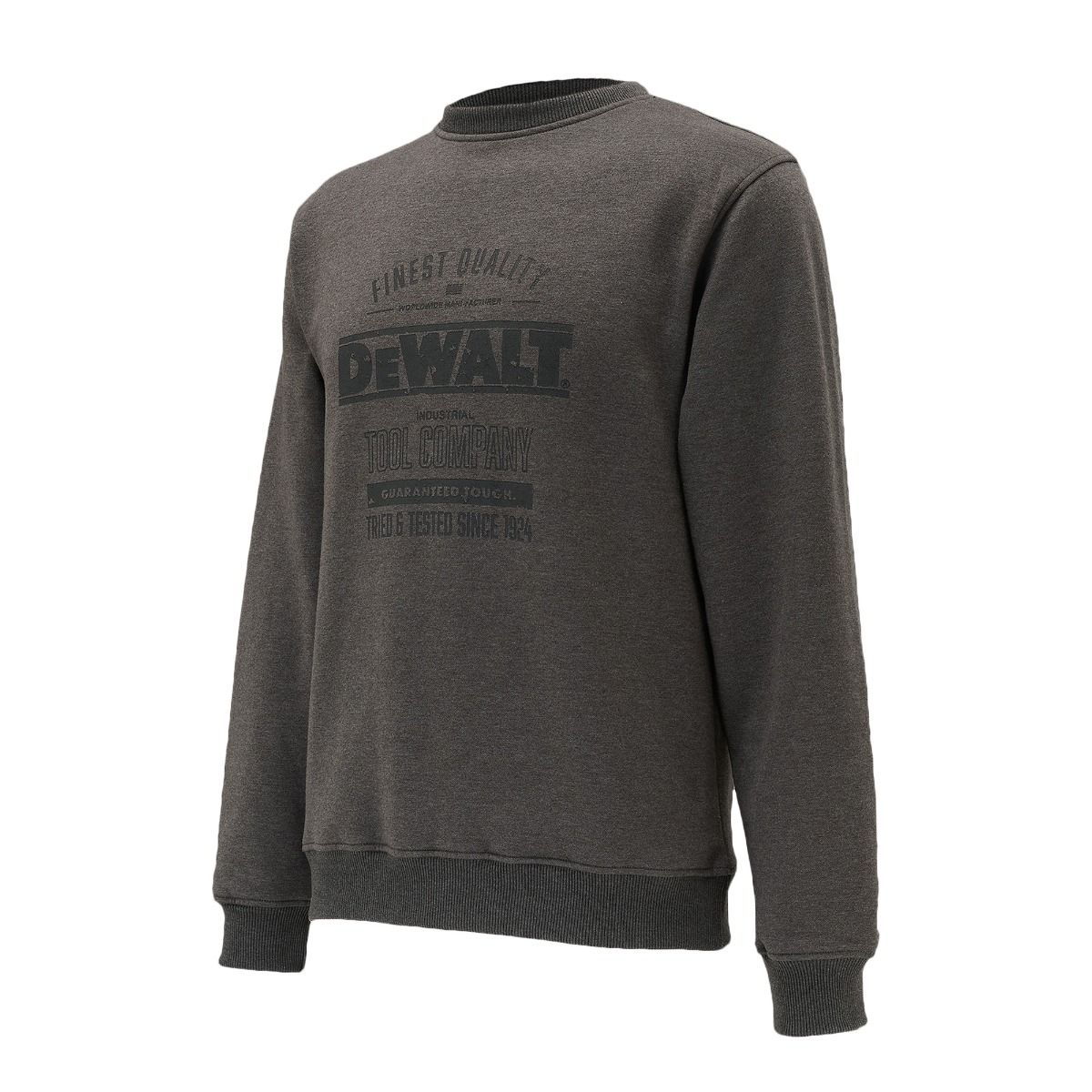 DeWalt Delaware Crew Neck Sweatshirt Polycotton Blend Ribbed Cuffs Hem