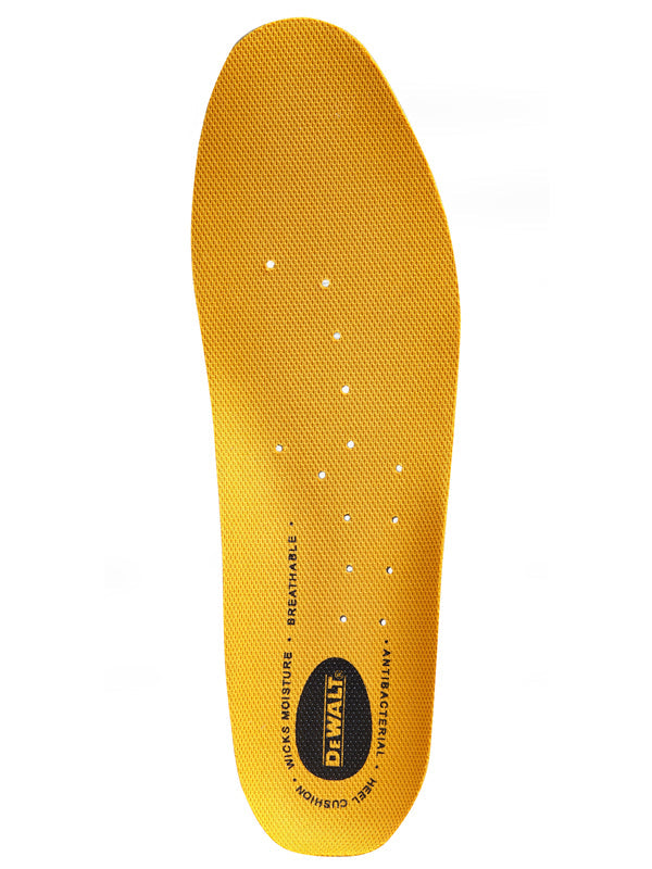 DeWalt PU Insoles Comfort Arch Support Anti-Bacterial Moisture Wicking Fit All