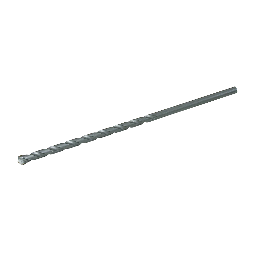 Silverline Long Masonry Drill Bit 10mm Copper-Brazed Tungsten Carbide Tip