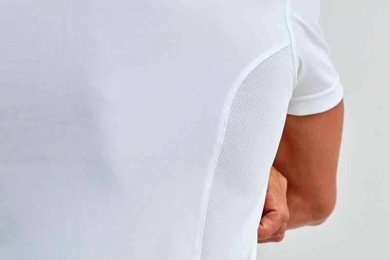 TriDri Panelled Polo Shirt Wicking Fabric Mesh Panels Short Sleeve Sportswear