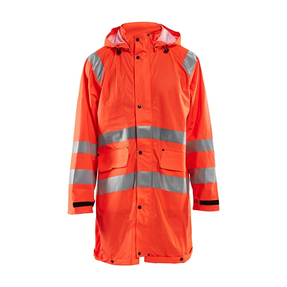 Blaklader Hi-Vis Rain Jacket Level 1 4324 Waterproof Breathable Safety Gear