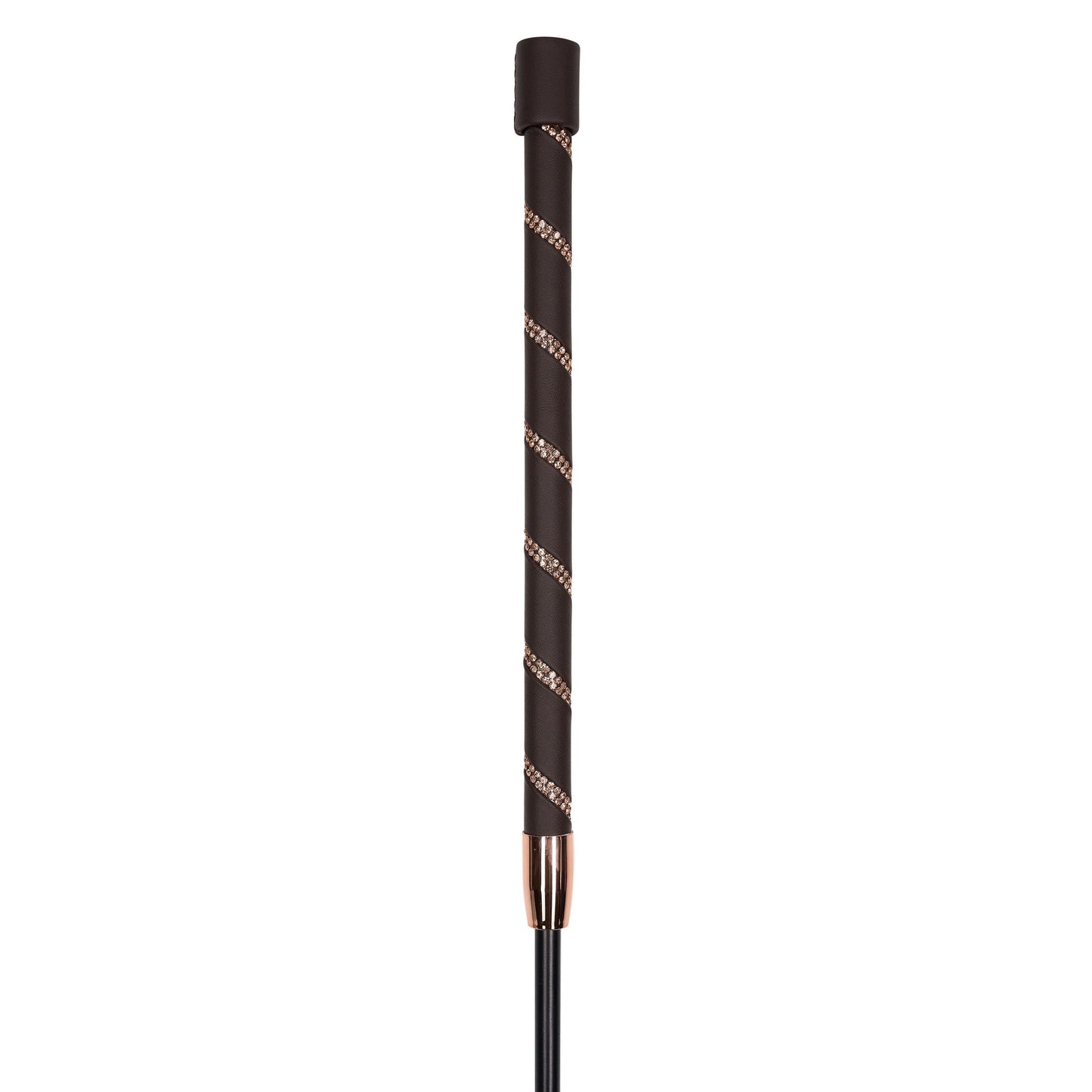 Imperial Riding Regal Shine Dressage Whip #colour_brown