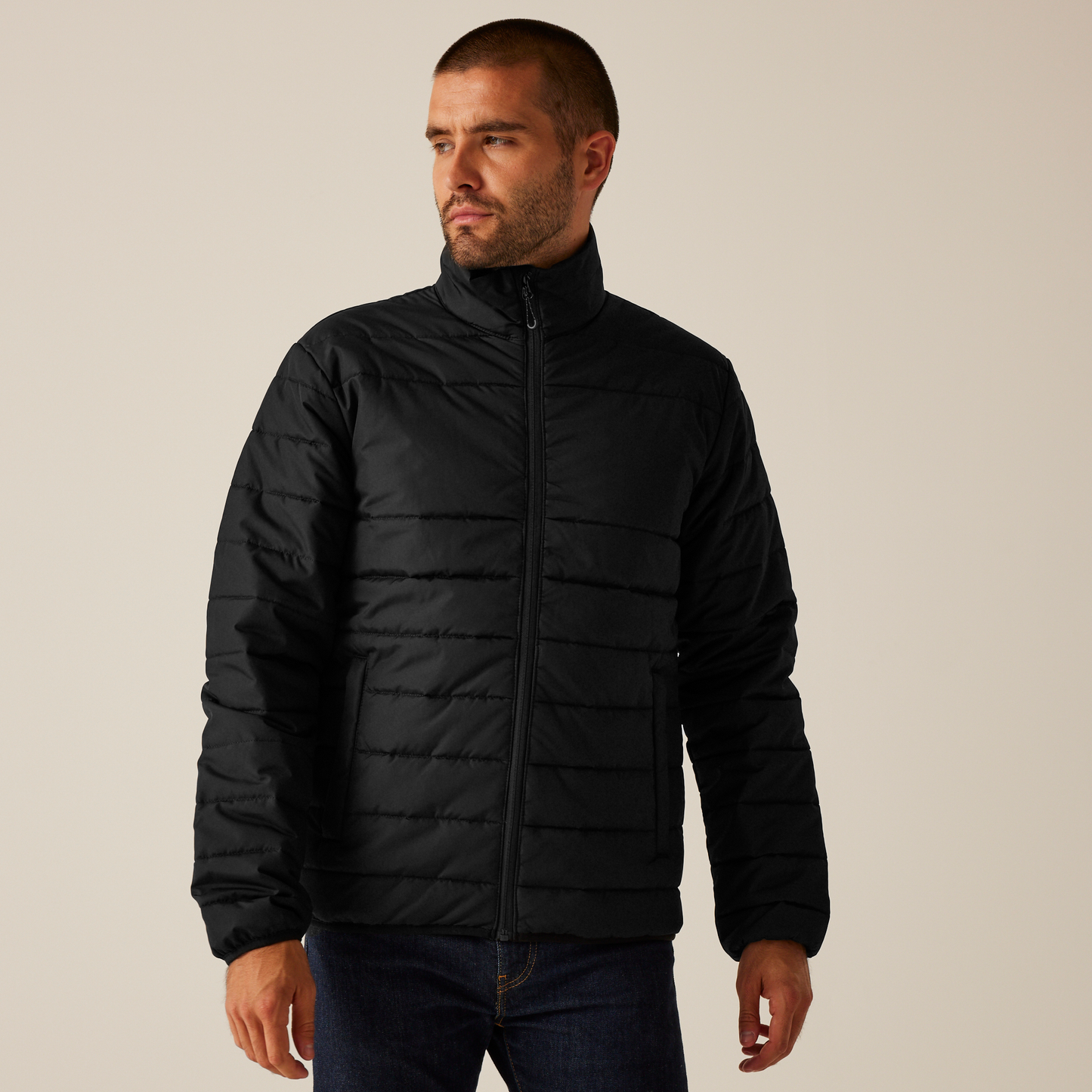 Regatta Professional Men's Thermal Jacket Water Repellent Insulated 4 Zip Pulls