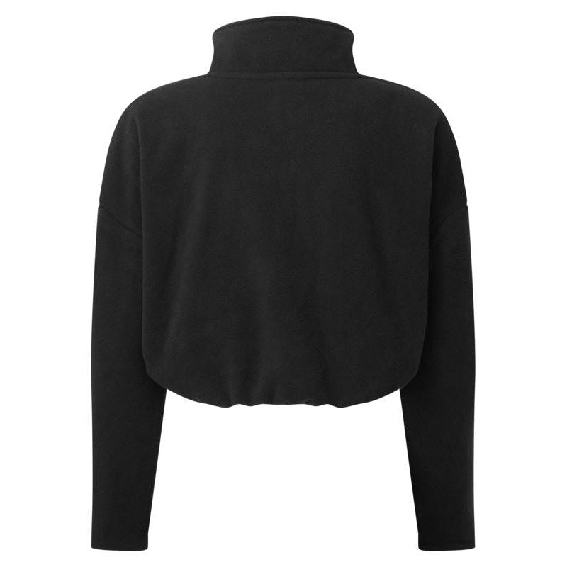 Women's TriDri Cropped Fleece High Neck Elasticated Waist Athleisure Top