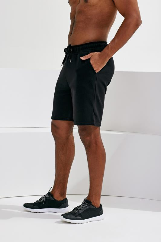 Men's TriDri Jogger Shorts Brushed Fleece Elastic Waist Pockets S-3XL