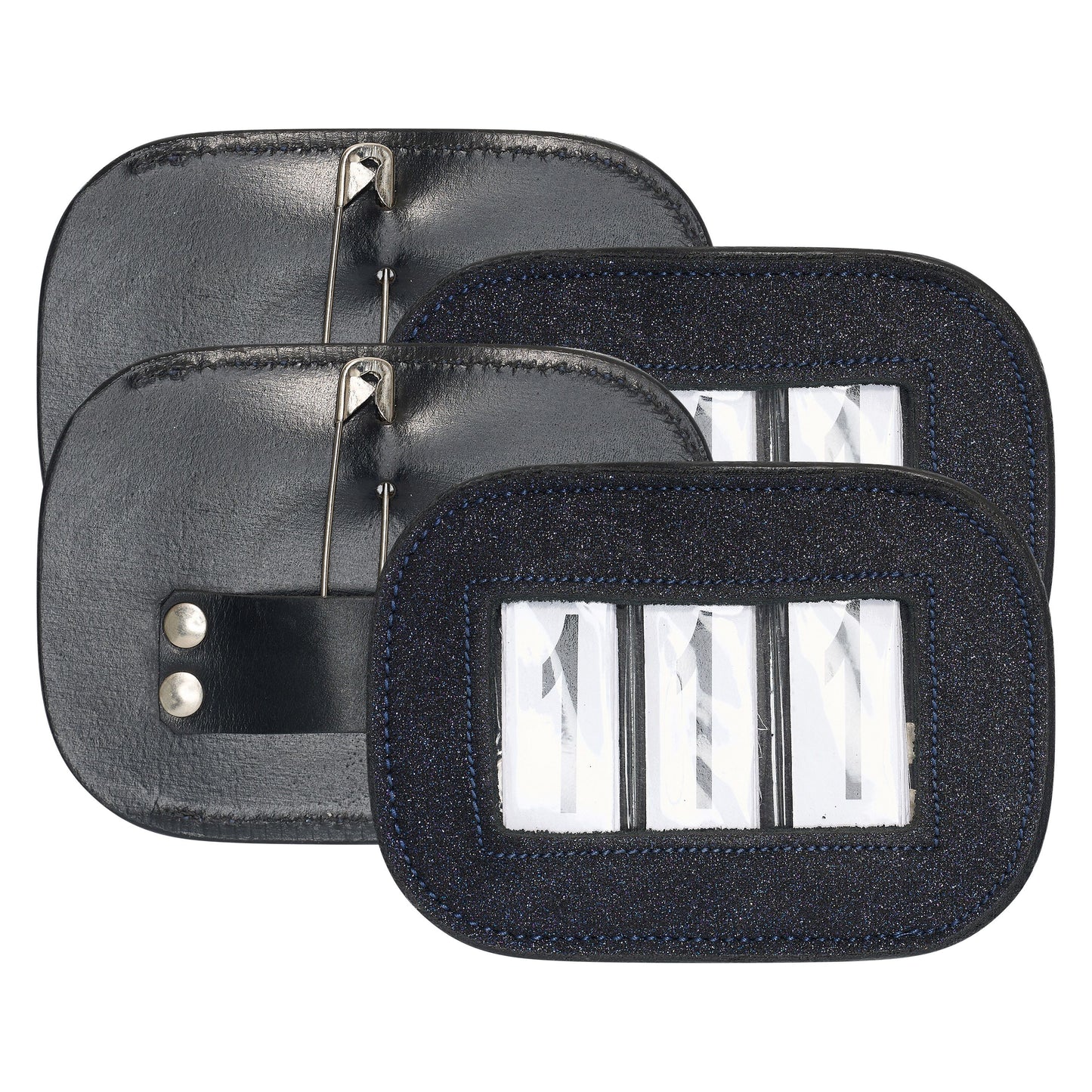 Imperial Riding Square Glitter Competition Number - Pack of 2 #colour_dark-blue