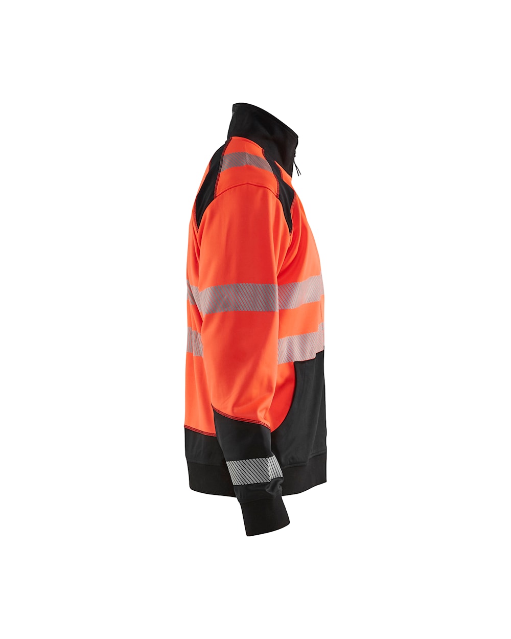 Blaklader Hi-Vis Full Zip Sweatshirt 3558 Yellow Reflective Safety Workwear