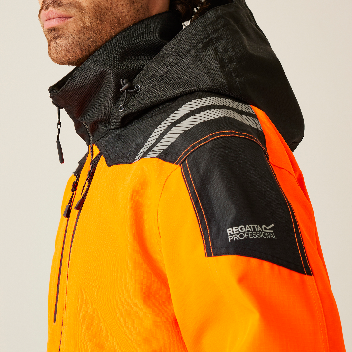 Regatta Professional Hi-VIS X-PRO Waterproof Shell Jacket Class 2 Mens S-4XL