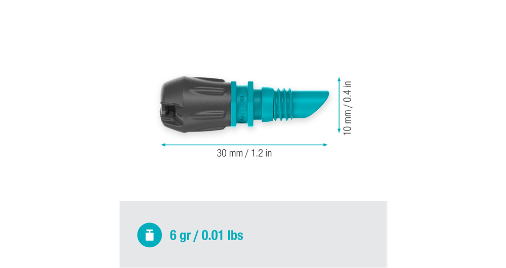 Gardena Micro Strip Sprinkler for Efficient Watering of Flower Beds 2.75m