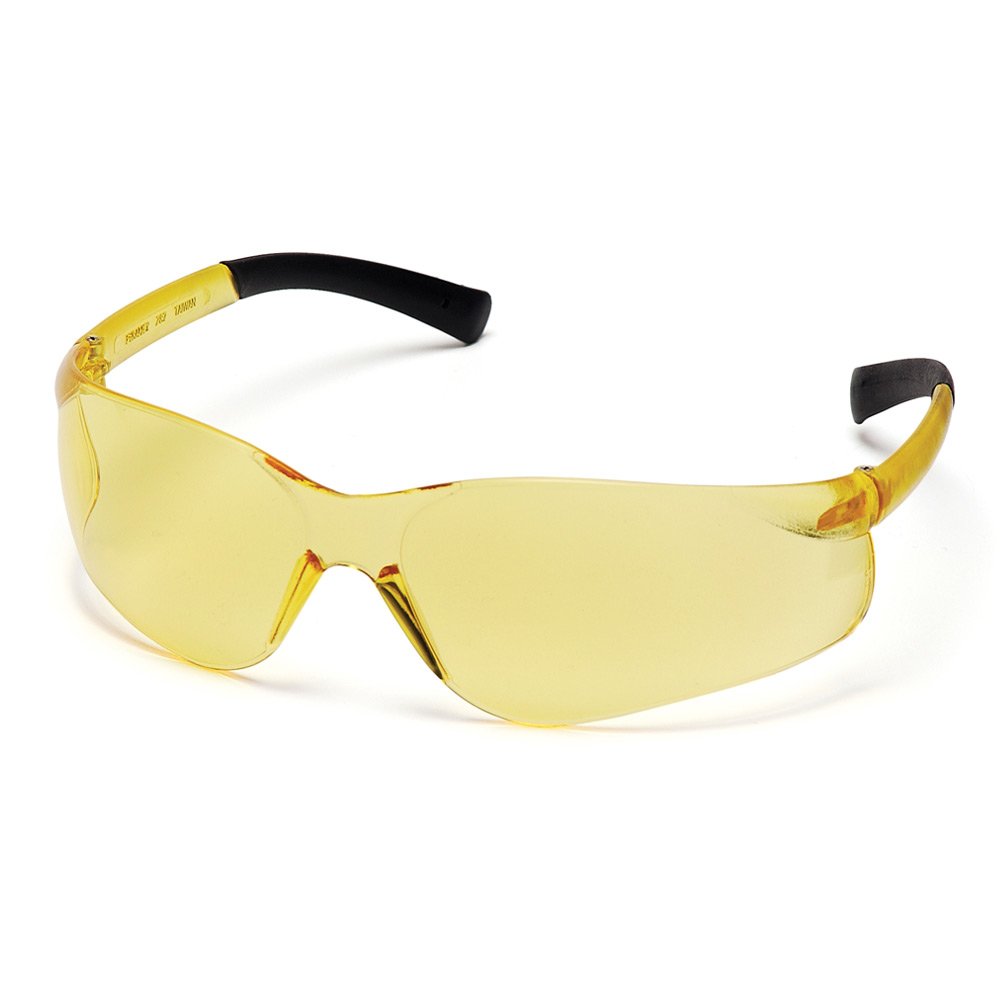 Pyramex ZTEK Safety Glasses with Soft Rubber Temple Tips - 12 Pack
