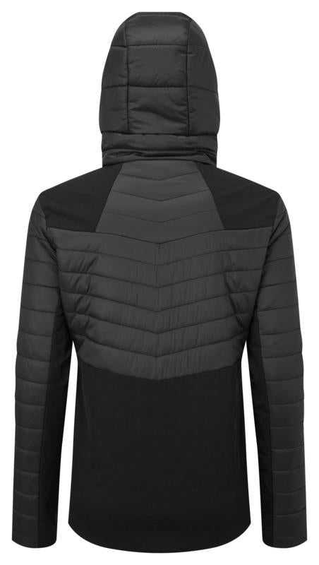 Women's TriDri Insulated Hybrid Jacket with Hood, Full Zip, Stretchy Panels