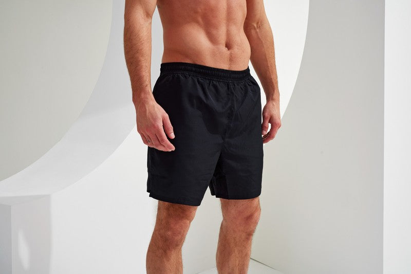 TriDri Running Shorts Men's Moisture Wicking Lightweight with Zip Pocket