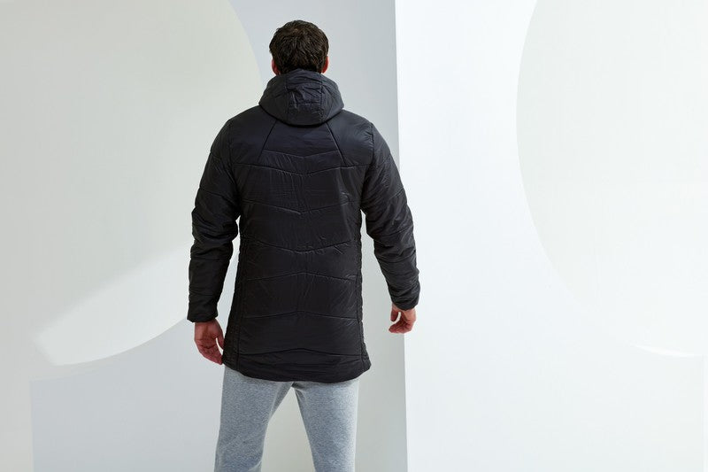 Men's TriDri Microlight Longline Jacket Lightweight Padded Hooded Coat