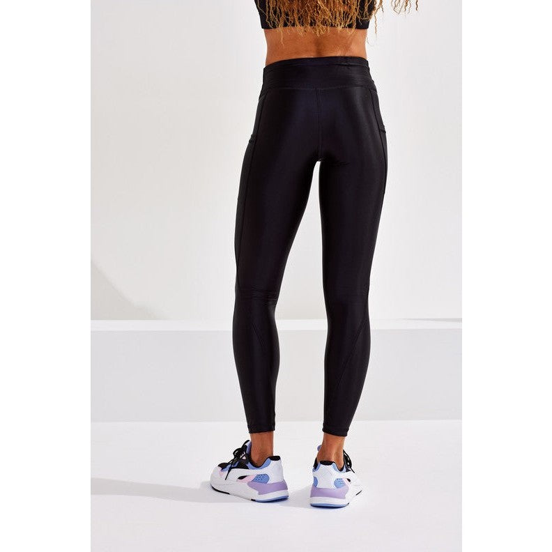 TriDri Women's High-Shine Leggings with Pockets, Stretchy & Sweat-Wicking