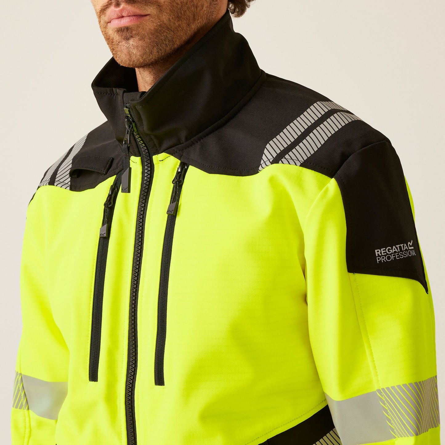 Regatta Professional Hi-Vis X PRO 3 Layer Softshell Jacket Class 2 Orange
