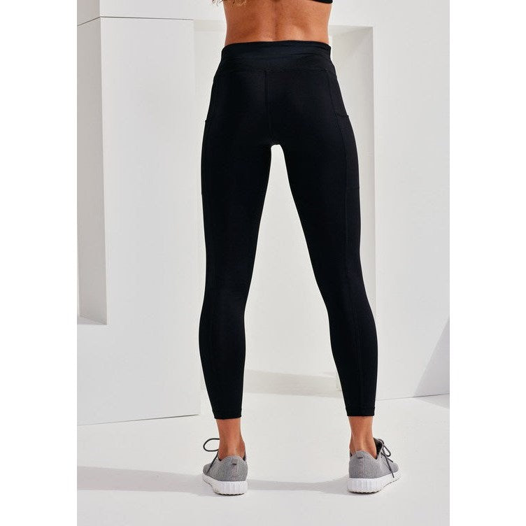 TriDri Women's Performance Leggings with Pockets Soft Stretch Full Length
