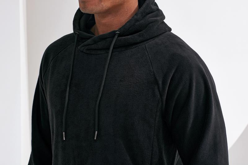 TriDri Microfleece Hoodie with Concealed Pockets and Adjustable Hem - Soft Fit